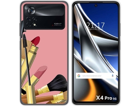 Carcasa para Xiaomi Poco X4 Pro 5G TUMUNDOSMARTPHONE Dibujos Brochas Multicolor