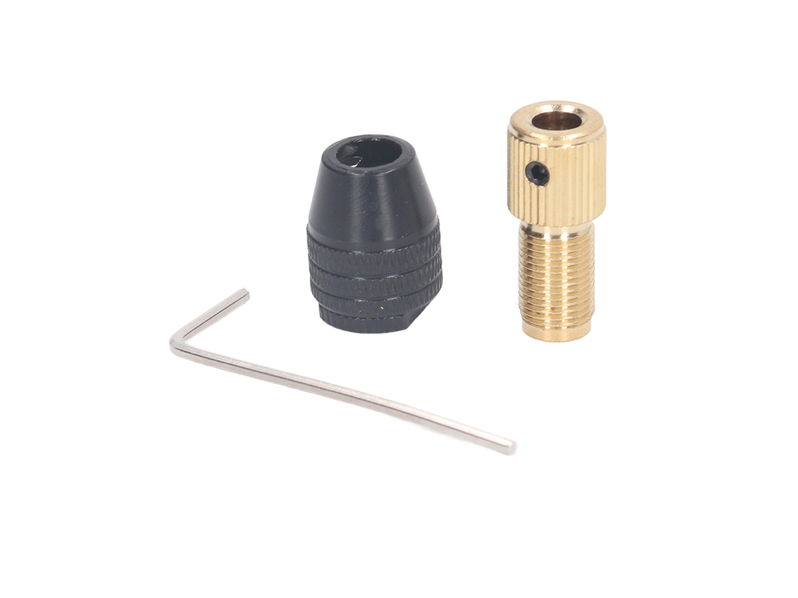 Mandril De Taladro De 3 Fauces Con Pinza Automática Y Broca Recta Extensión Llave Hexagonal Para Herramientas Rotativas 5.0mm