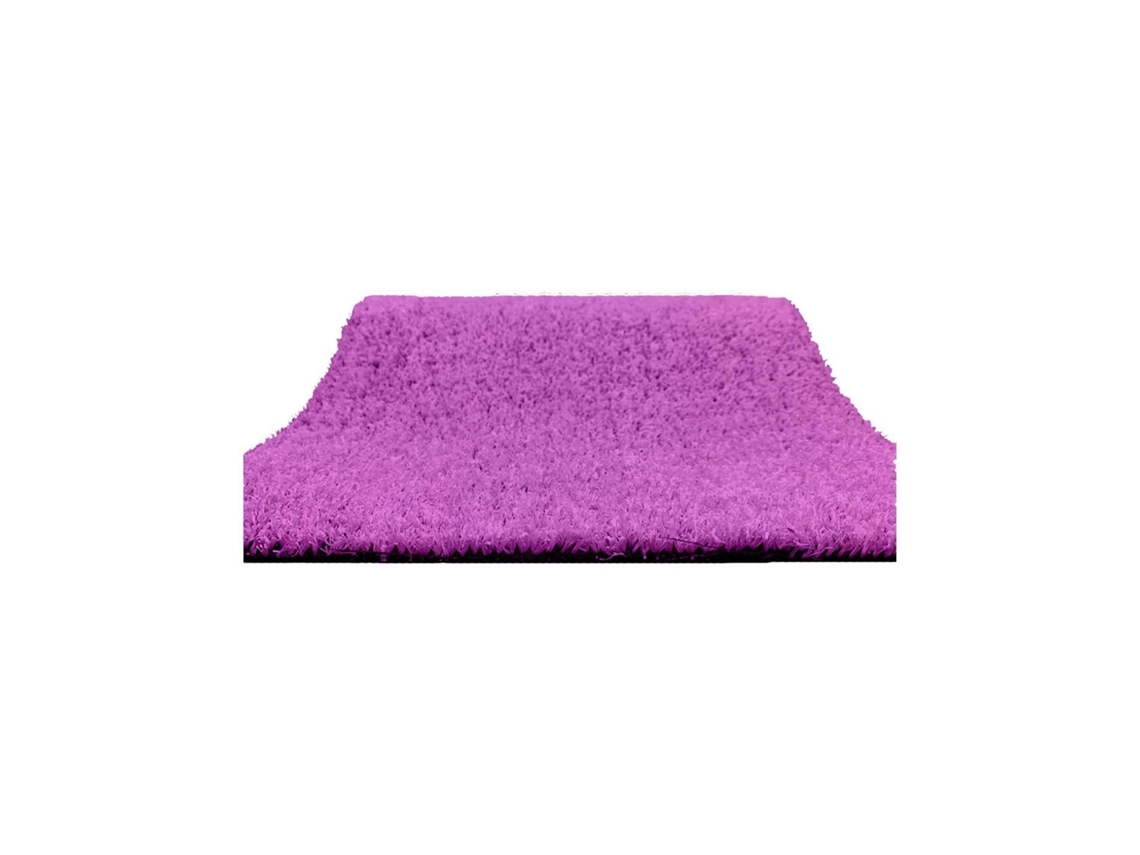 Césped Artificial 7mm De Color Para Exterior | Alta Densidad Rosa 2 X 20 Metros : 40 M2