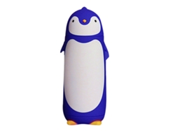 Vaso de agua portátil con aislamiento térmico, diseño de pingüino