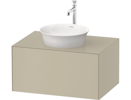 DURAVIT Tulip blanco, mueble de baño montado en la pared, ancho 800 x profundidad 550mm, con 1 extractor, con tecnología de punta, WT49750