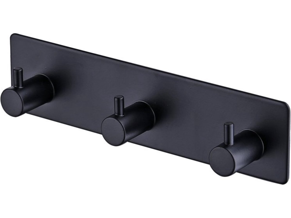 Ganchos Para Toallas - Gancho Para Toallas 3 En 1 - Gancho De Pared - Negro