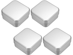 Juego de 4 jaboneras portátiles de aluminio CHABERLU