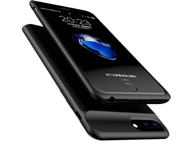 Funda iPhone 6, 6s, 7, 8 WJS Ultra Delgado Negro