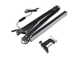 2026-lámpara De Escritorio Led Con Pinza Brazo Adjustable 3 Modos 10 Brillos Regulables Luz De Mesa Para Estudio Hogar Oficina