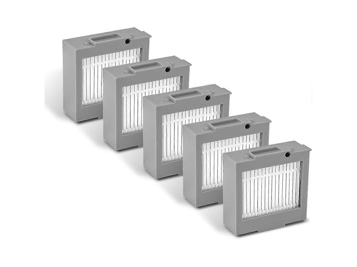 Paquete de 5 filtros HEPA de repuesto para aspiradora robot Max 705 Vac (para filtros de depósito)