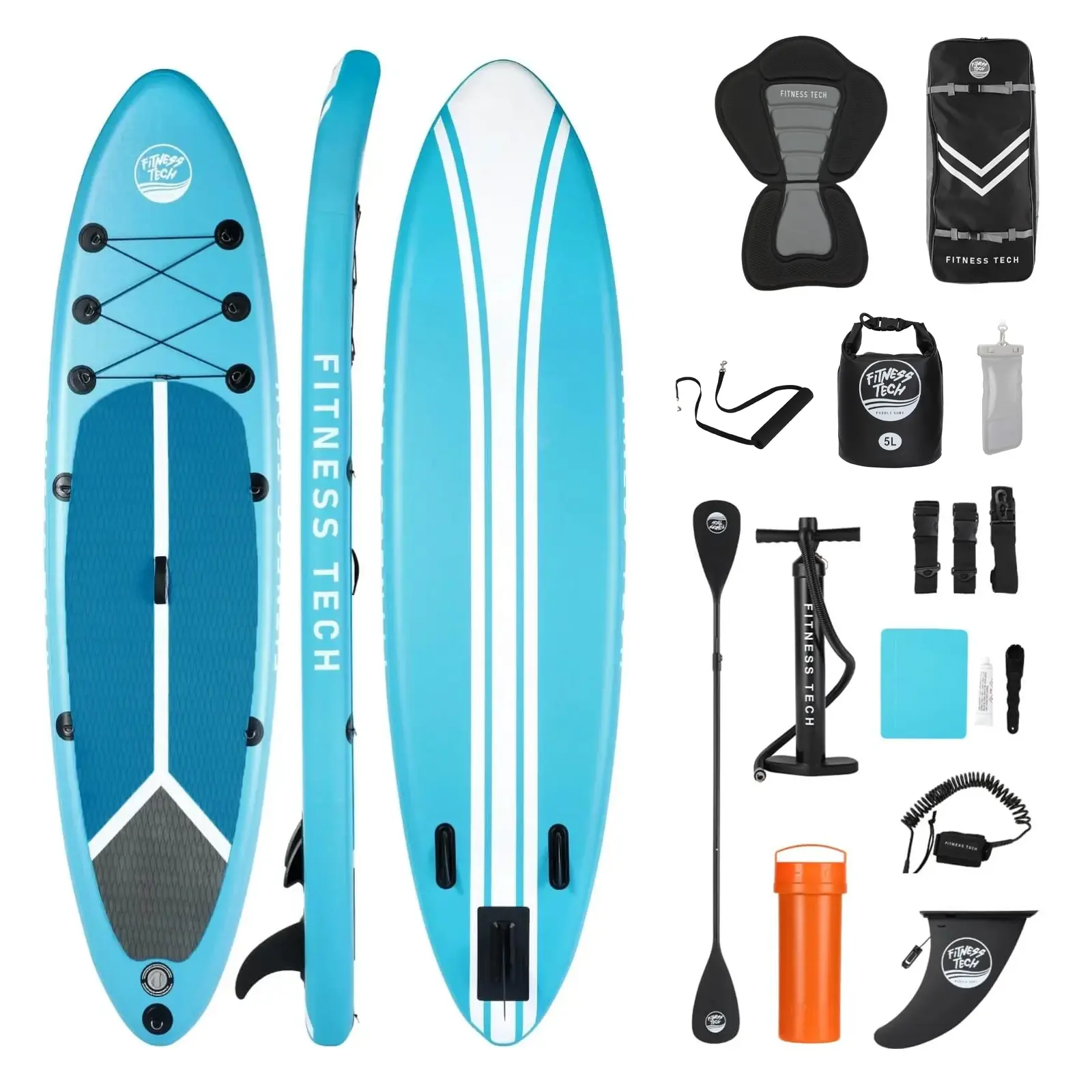 Conjunto de Paddle Surf FITNESS TECH Formentera (320x81x15cm)