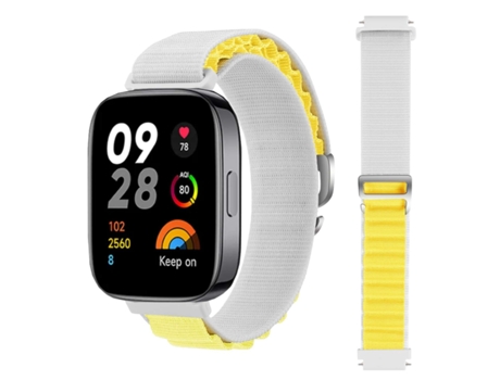 Correa Xiaomi Redmi Watch 3 Blanco y Amarillo