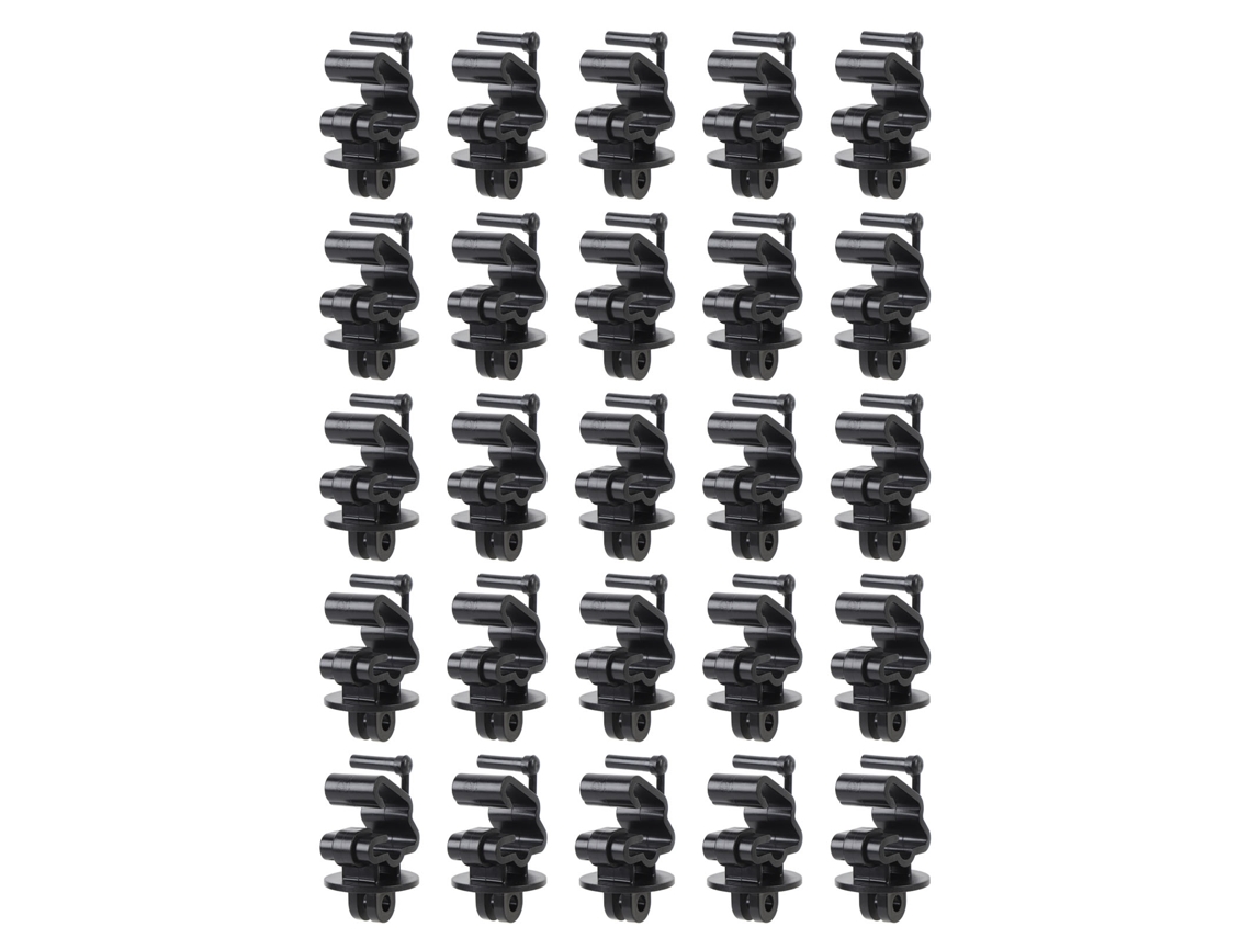 25 Aisladores Pinlock Para Postes En T Para Cercas Eléctricas, Clips De Plástico, Jardín, Granja
