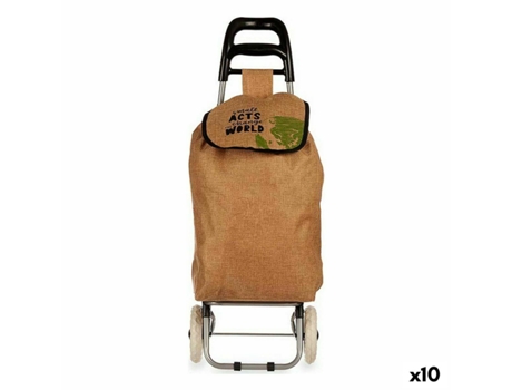 Carro de Compra Marrón 3,3 L 36x95x35 cm (10 Unidades)