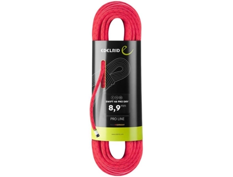 Cuerda De Escalada EDELRID Cordas Swift 48 Pro Dry (Rosa - 60 m)