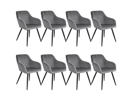 8 Silla TECTAKE De Velvet Marilyn