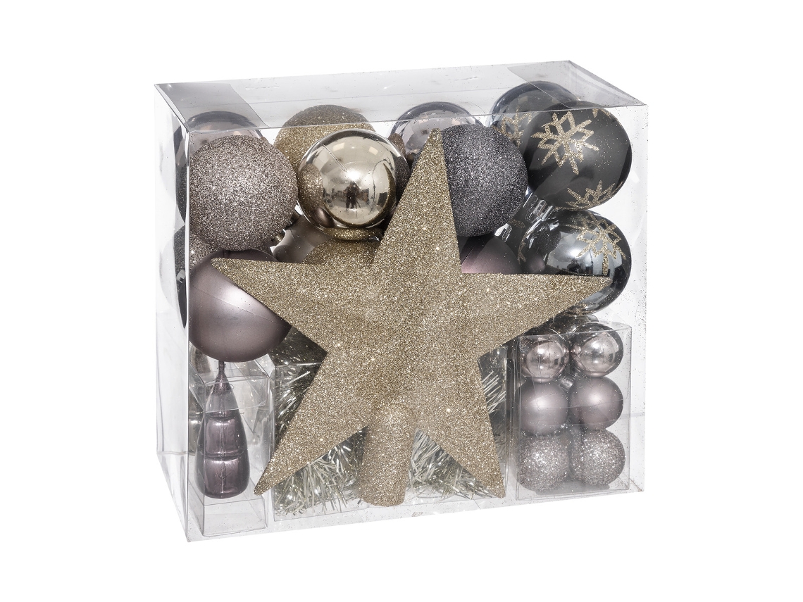 Kit árbol Ballet enchanté 44 piezas grises - FEERIC LIGHTS & CHRISTMAS