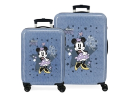 Conjunto de Maletas MINNIE (55/68 - ABS - Azul)