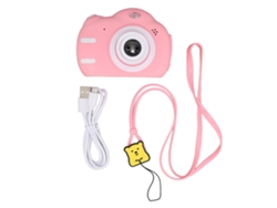 Cámara Digital Multifuncional Hd 1080p De 2,4 Pulgadas Para Niños De 3 A 10 Años, Tamaño A2, Color Rosa.