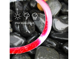 Guirnalda De Luces Led Tubulares Solares De 5 M Con 50 Luces, De Pvc Impermeable, Para Jardín Y Patio.