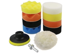 2026-kit De Pulido Para Coches 3 Pulgadas Esponjas Lana Adaptador Taladro 12 Piezas