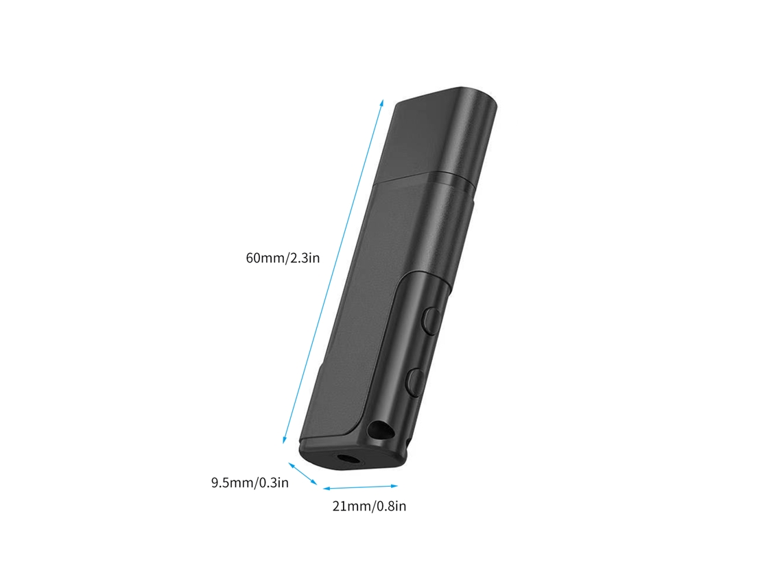 Minigrabadora De Voz Digital De 8 Gb Con Grabación De Voz, Interfaz Micro Usb, Para Clases Y Reuniones.