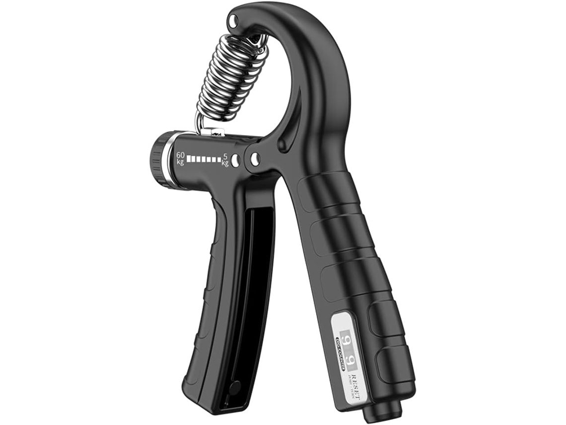 Agarre manual de 5-60kg, entrenamiento de fuerza, agarre manual ajustable con conteo, entrenamiento de fuerza del antebrazo para Exe CUICH