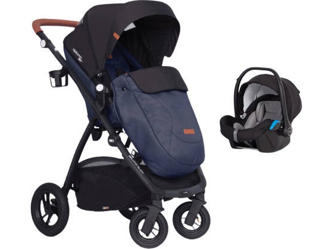 Carrito de Bebé Individual EASYGO Optimo + Starter 0+ Isofix Ready Sand