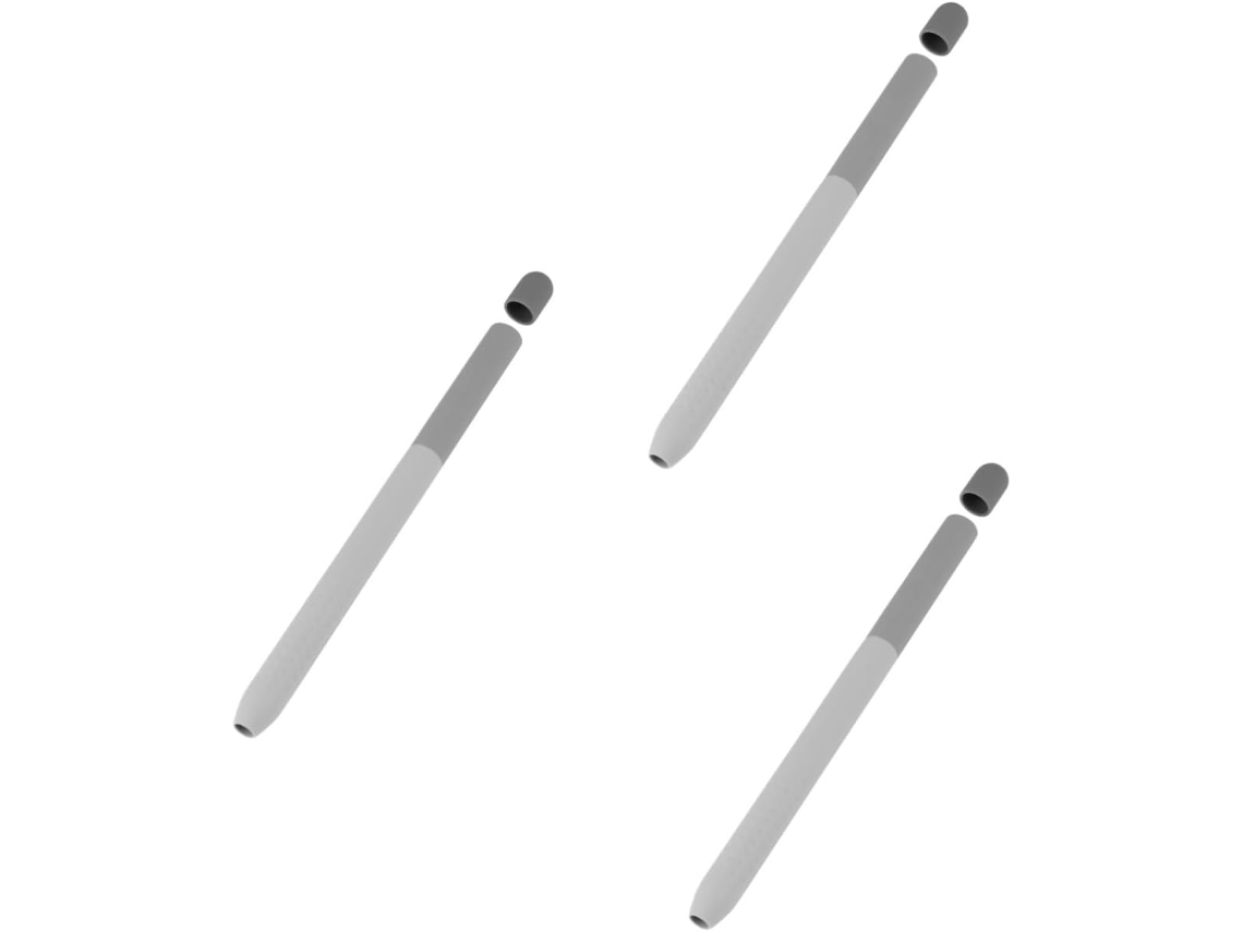 Estuche Para Lápices A Prueba De Golpes De 3 Piezas, Color Degradado, Antichoque