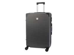 Maleta Mediana Trolley Rígida Ultraligera, De Abs De Alta Resistencia Con Esquinas Reforzadas. Cerradura Numérica Y 4 Ruedas Dobles Extraíbles.