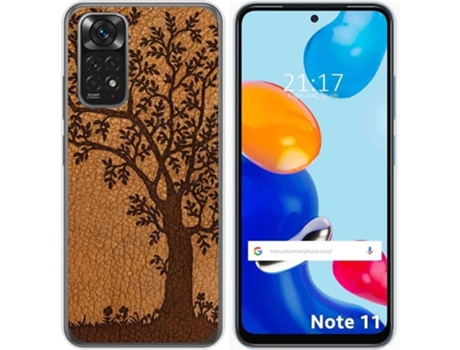 Carcasa Xiaomi Redmi Note 11 TUMUNDOSMARTPHONE Dibujos Cuero 03 Multicolor
