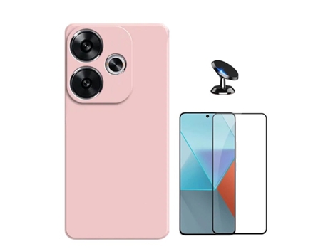 Protector de Pantalla Full Cover Carro para Xiaomi Xiaomi Poco F6 PHONECARE Rosa