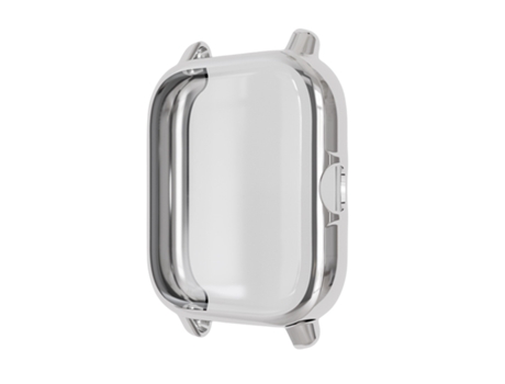 Capa protetora de relógio com protetor de tela para Huami Amazfit GTS 3 Plata