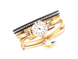 Reloj De Pulsera De Moda Para Mujer Con Correa De Piel Sintética Y Movimiento De Cuarzo (beige)