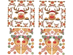 Pegatina Con Diseño De Arrecife. Sencilla Pero Práctica Para Decorar Tu Hogar Durante Las Fiestas Navideñas