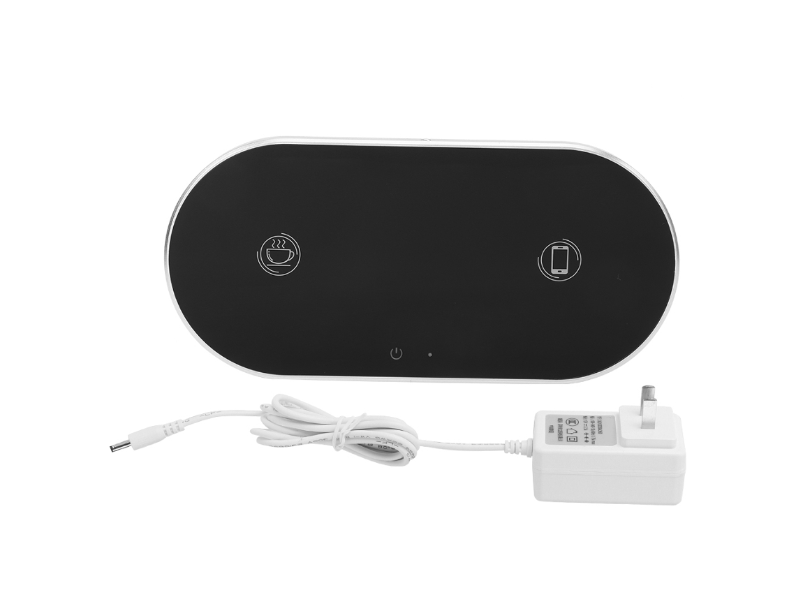 Posavasos Termostático Eléctrico Con Carga Inalámbrica Y Calefacción De 10 W Y 18 W.