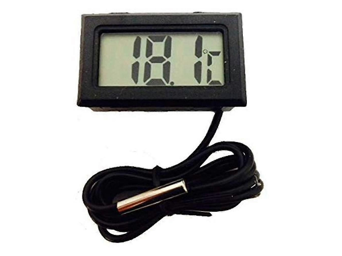 Termômetro Eletrônico Para Aquário Com Bateria, Ideal Para Freezer, Com Sensor.