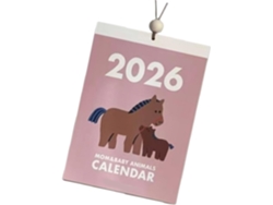 Calendario Colgante De Papel Grueso 2026, Hojas Desprendibles Para Planificar, Fondos De Fotos