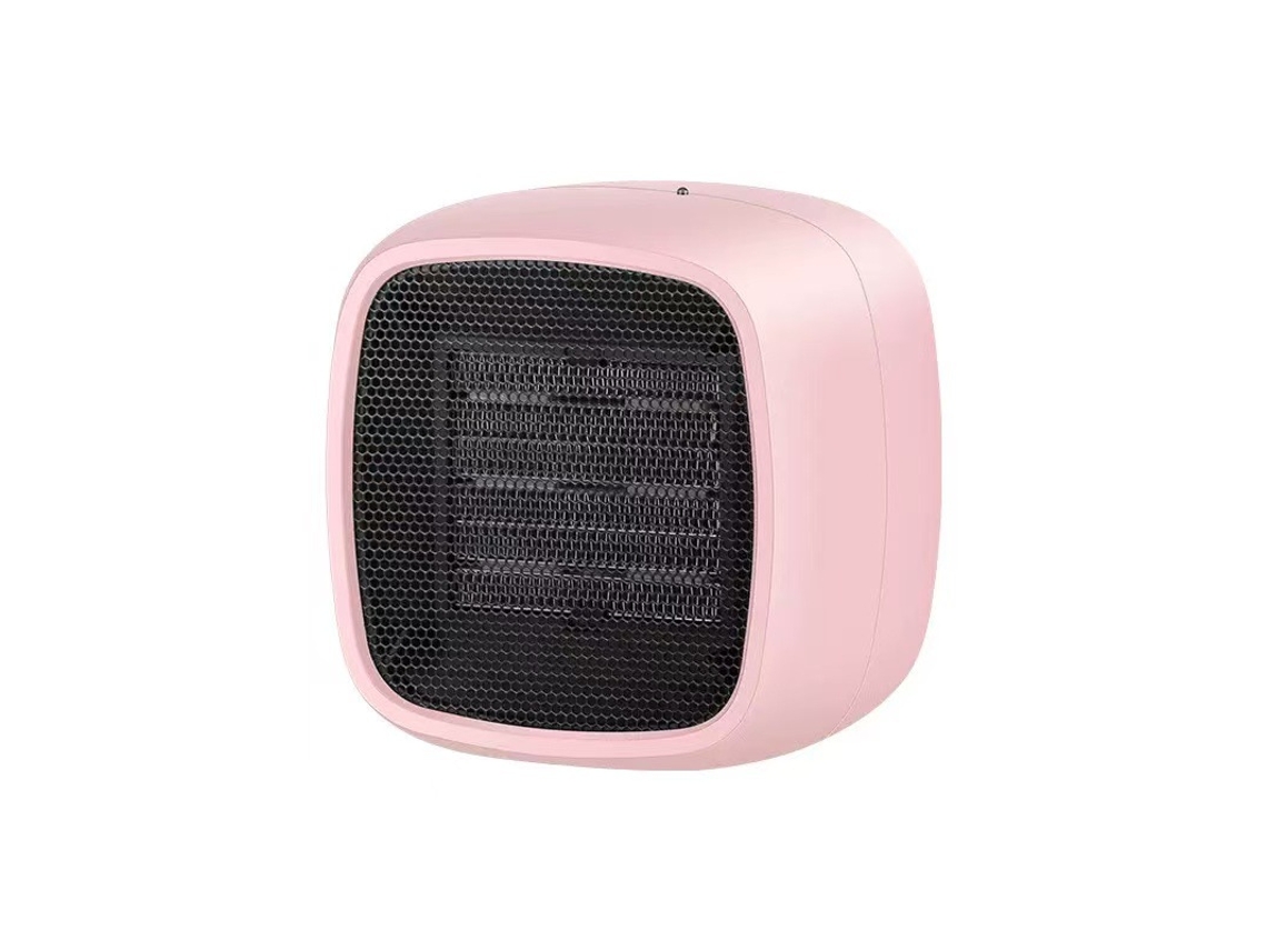 Calentador portátil, mini calentador eléctrico para el hogar de 800 W (rosa) Cuich