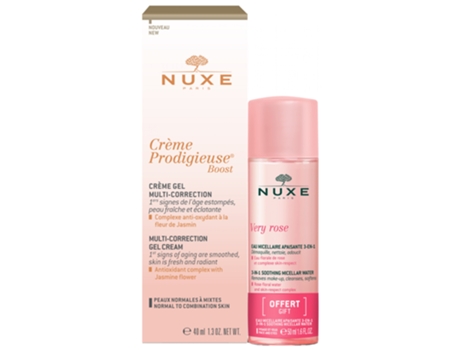 Crema Prodigieuse Boost Gel Multi-Correction 40 Ml Very Rose Eau Micellaire Apaisante 3En1 40 Ml NUXE
