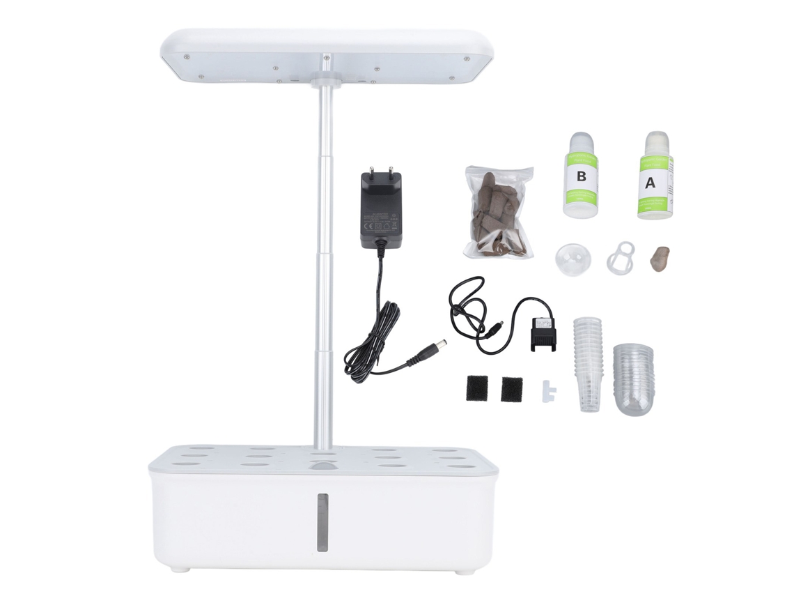 Sistema hidropónico inteligente de 5 litros con luz LED, control remoto y jardín interior