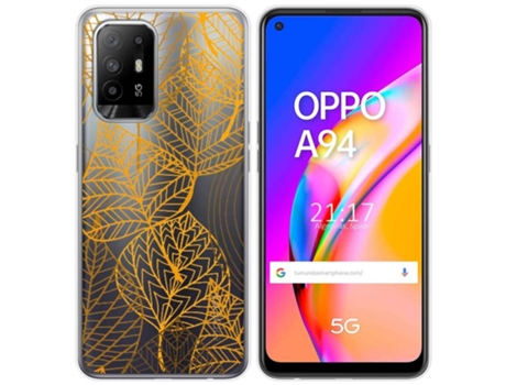 Carcasa Oppo A94 5G TUMUNDOSMARTPHONE Dibujos Transparente Multicolor