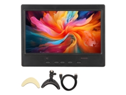 Monitor Portátil De 7 Pulgadas 1024x600 Con Hdmi Vga Av, Compatible Con Pc, Coche, Juegos Y Enchufe Británico Lua Bracket