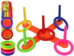 Juego de arcade: lanza aros de colores a un objetivo B.active