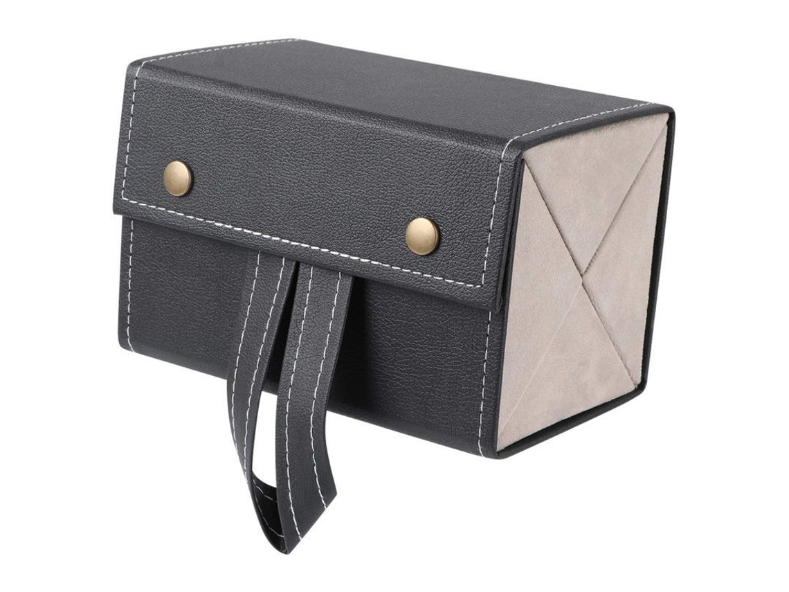 Estuche Portátil De Pu Para Guardar Gafas De Sol Con Múltiples Compartimentos Y Soporte Para Joyas.