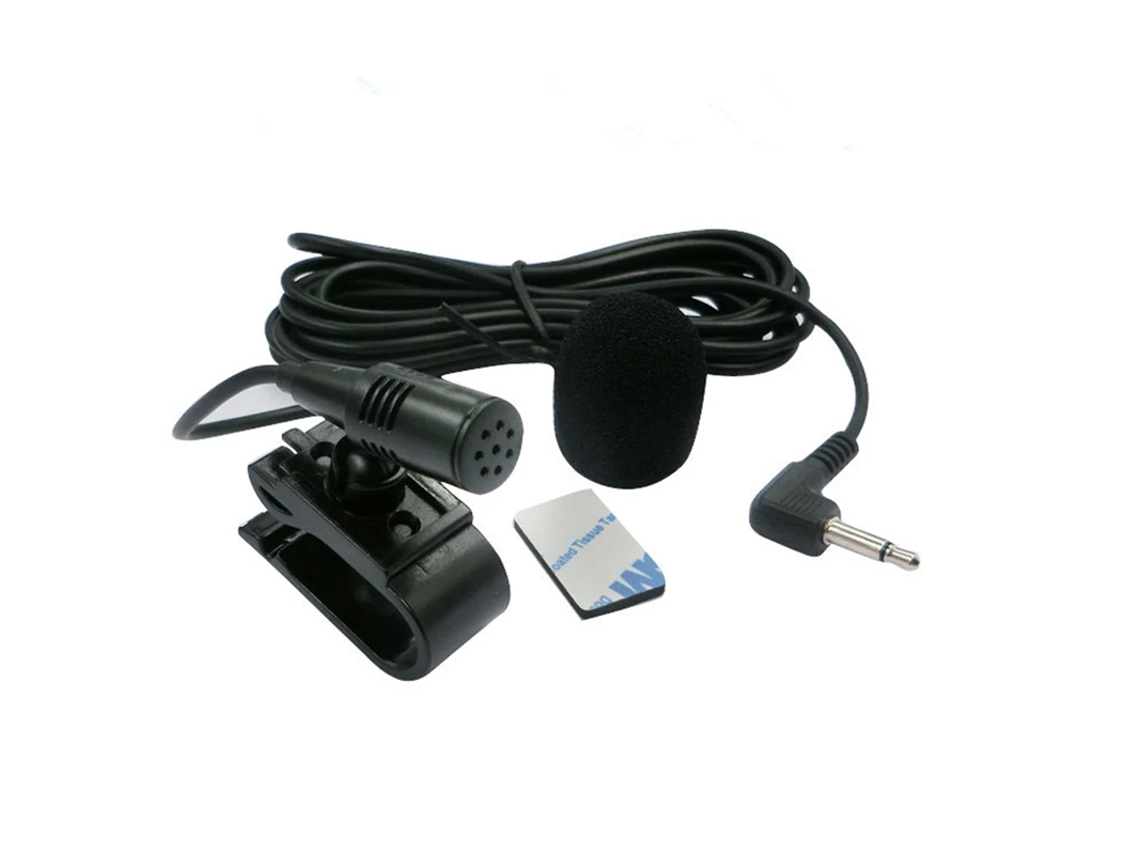 Mini micrófono para coche con conector de 3,5 mm, micrófono estéreo externo. Mdug