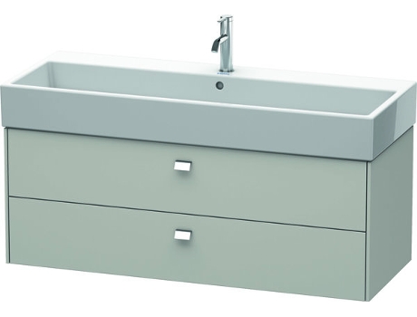 Mueble DURAVIT Brioso bajo encimera 118,4 x 45,9 cm 2 cajones con sifón y delantal para lavabo Vero Air 235012