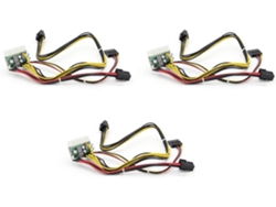 Paquete De 3 Módulos De Fuente De Alimentación Pci-e De 6 Pines, 12 V Cc, 300 W, Dc-atx-300, 24 Atx