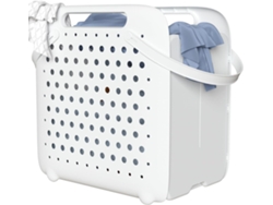 RNEMITERY Cesto de Ropa Sucia 45L plegable, cesta de almacenamiento portátil con asas y orificios transpirables, para organizar ropa