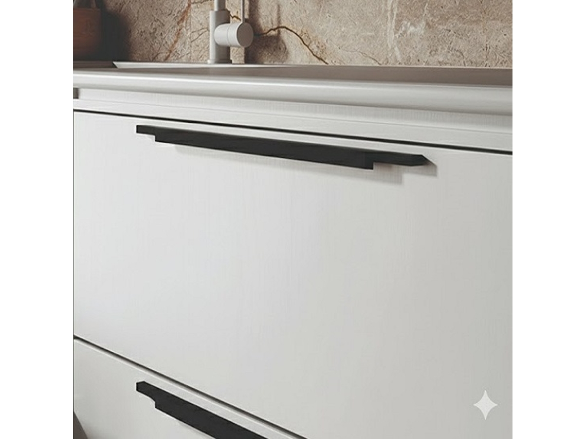 Tirador de perfil de aluminio HARDWAREXCHANGE, 247x14x18 mm, negro mate