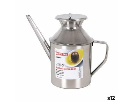 Aceitera PRIVILEGE Qutin (Acero Inoxidable - 1 L)