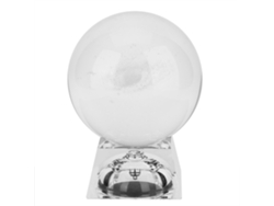 Bola de cristal K9 de 100 mm con base luminosa