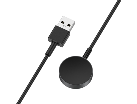 Samsung Galaxy Watch 6/6 Classic Puerto USB-A Cable de carga magnético para reloj de metal (negro)