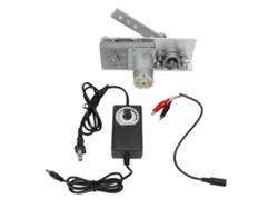 Actuador lineal alternativo de 12 V con ciclo ajustable de 10 a 130°.